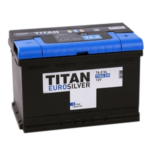 

Аккумулятор Titan Euro Silver 76 Ач 730А обр. пол.
