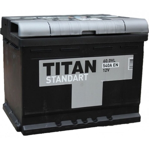 

Аккумулятор Titan Standart 60 Ач 540А обр. пол.