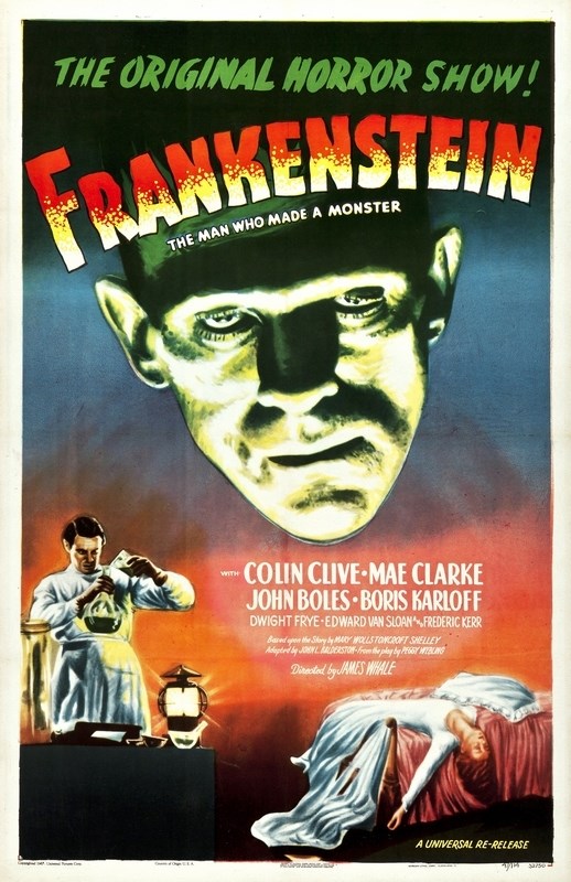 

Постер к фильму "Франкенштейн" (Frankenstein) 50x70 см