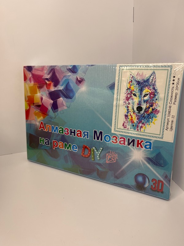 

Алмазная мозаика NoBrand Волк 30х40 см, Волк