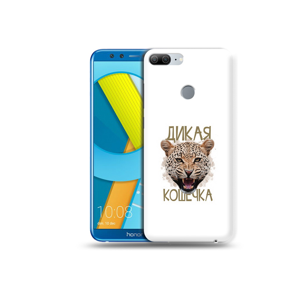 

Чехол MyPads Tocco для Huawei Honor 9 Lite дикая кошечка (PT117118.56.324), Прозрачный, Tocco