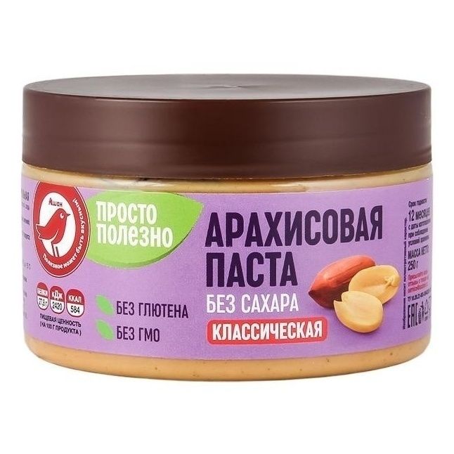 

Паста Красная птица Арахисовая Без сахара 250 г