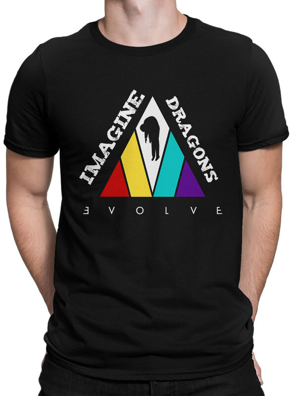

Футболка мужская Design Heroes Imagine Dragons черная XL, Imagine Dragons