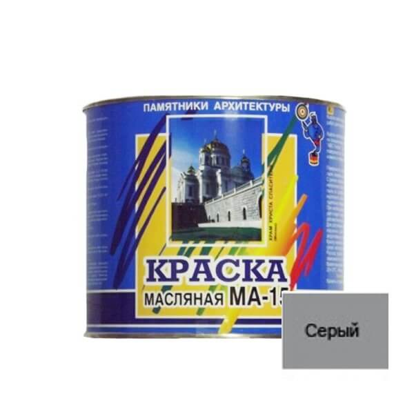 фото Краска масляная памятники архитектуры 2,5кг сер.