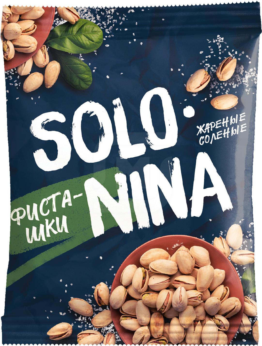 

Фисташки Solo-Nina соленые жареные 80 г