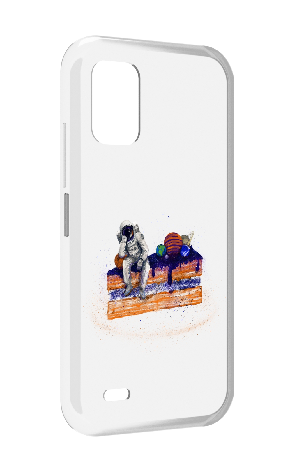 

Чехол MyPads торт с планетами для UMIDIGI Bison GT2 / GT2 Pro, Прозрачный, Tocco