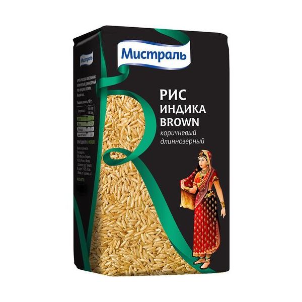 

Рис Мистраль Индика коричневый длиннозерный 450 г