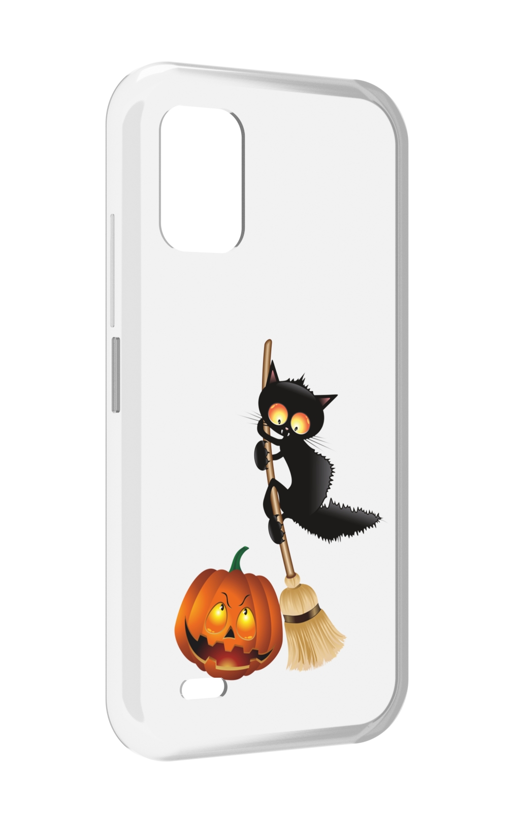 

Чехол MyPads хэлуинский котик для UMIDIGI Bison GT2 / GT2 Pro, Прозрачный, Tocco