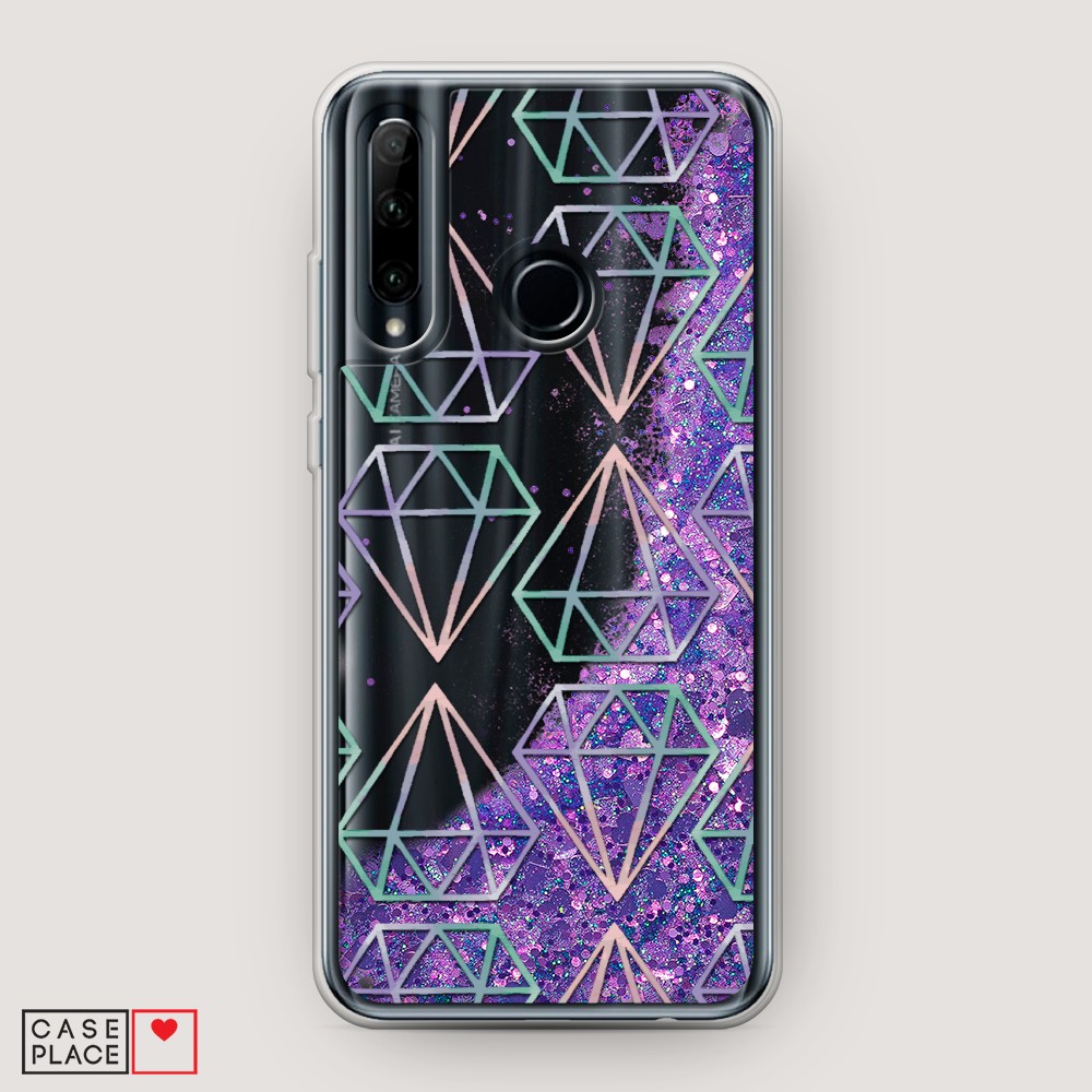 

Чехол Awog на Honor 10i/20 lite 2019/P Smart Plus 2019 "Бриллианты голографика", Разноцветный, 68992-1