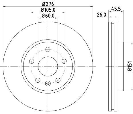 

Тормозной диск NISSHINBO ND6024K