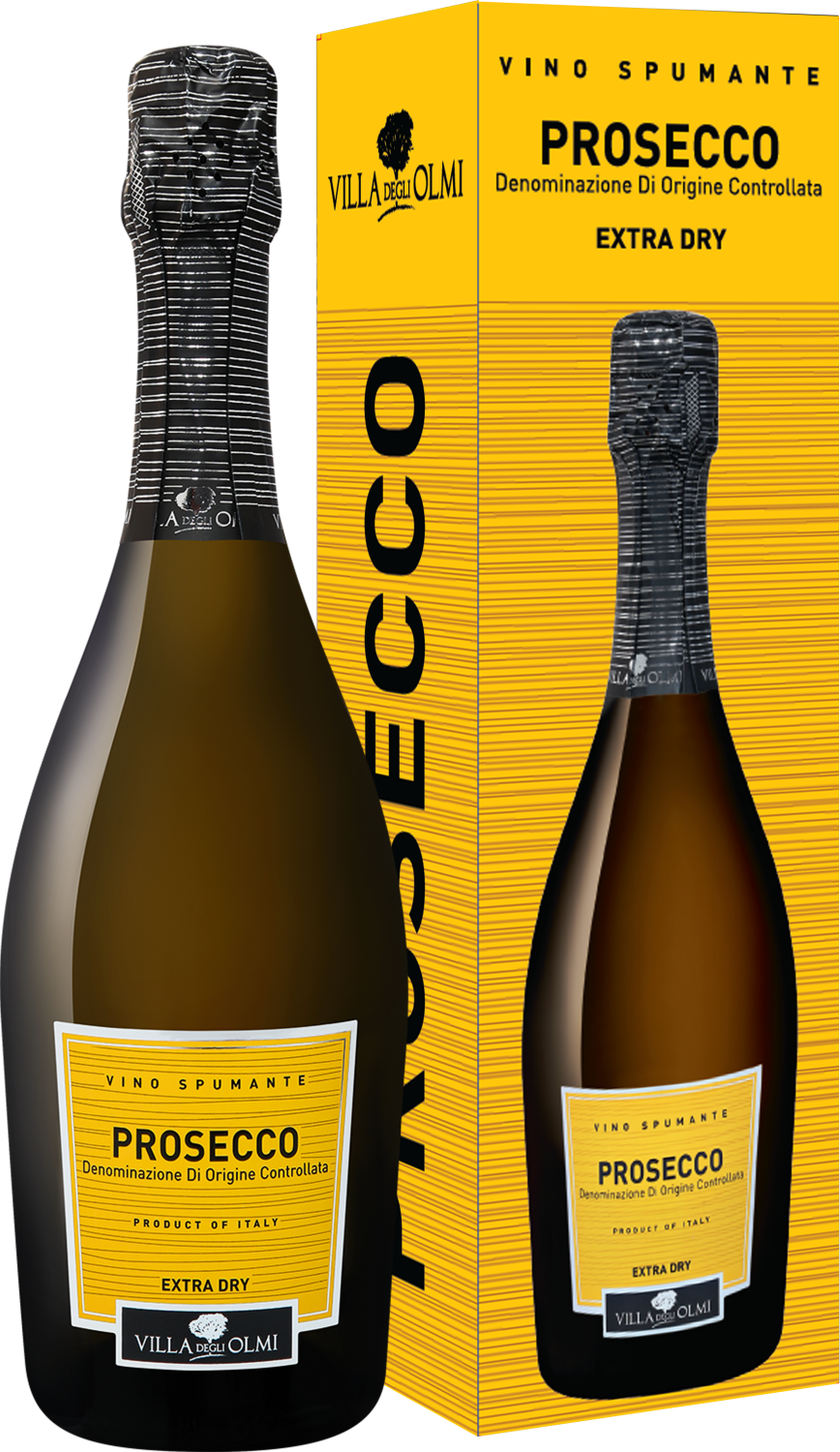 

Просекко белое экстра драй Villa Degli Olmi Prosecco DOC Spumante Extra Dry 11% 0,75л