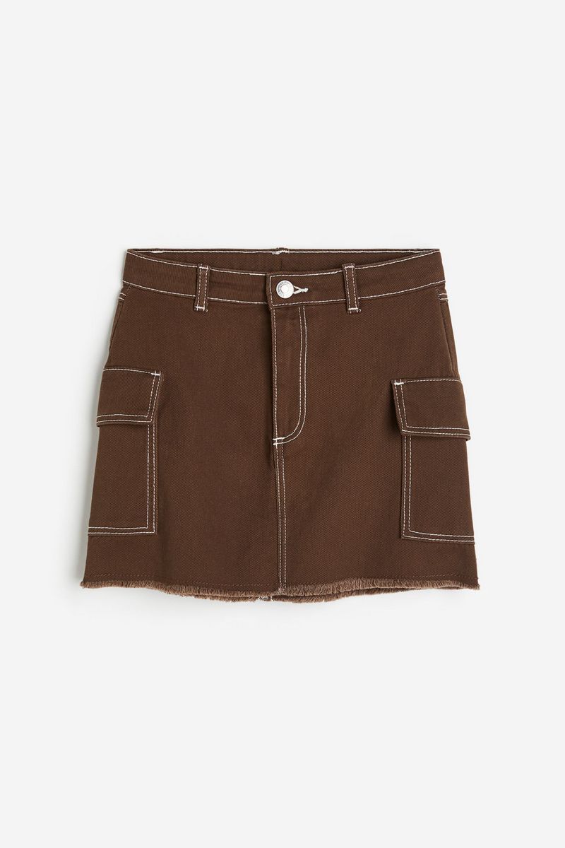 

Юбка детская H&M 1157540, темно-коричневый, 152, 1157540