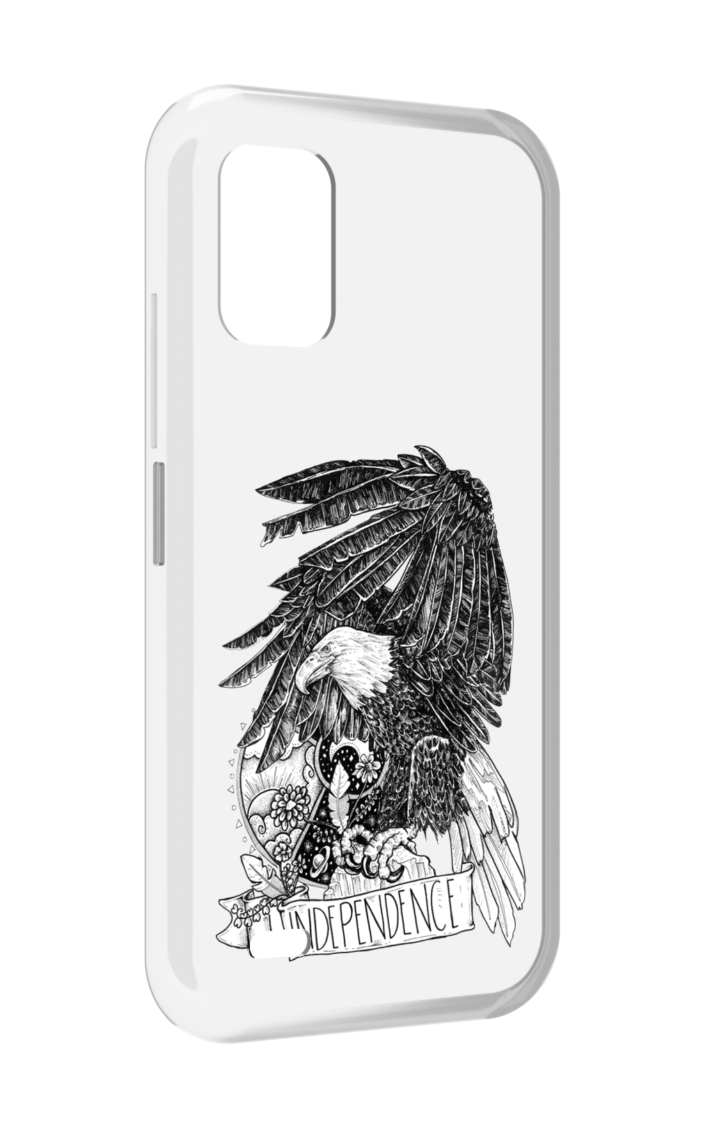 

Чехол MyPads черно белый сокол для UMIDIGI Bison GT2 / GT2 Pro, Прозрачный, Tocco