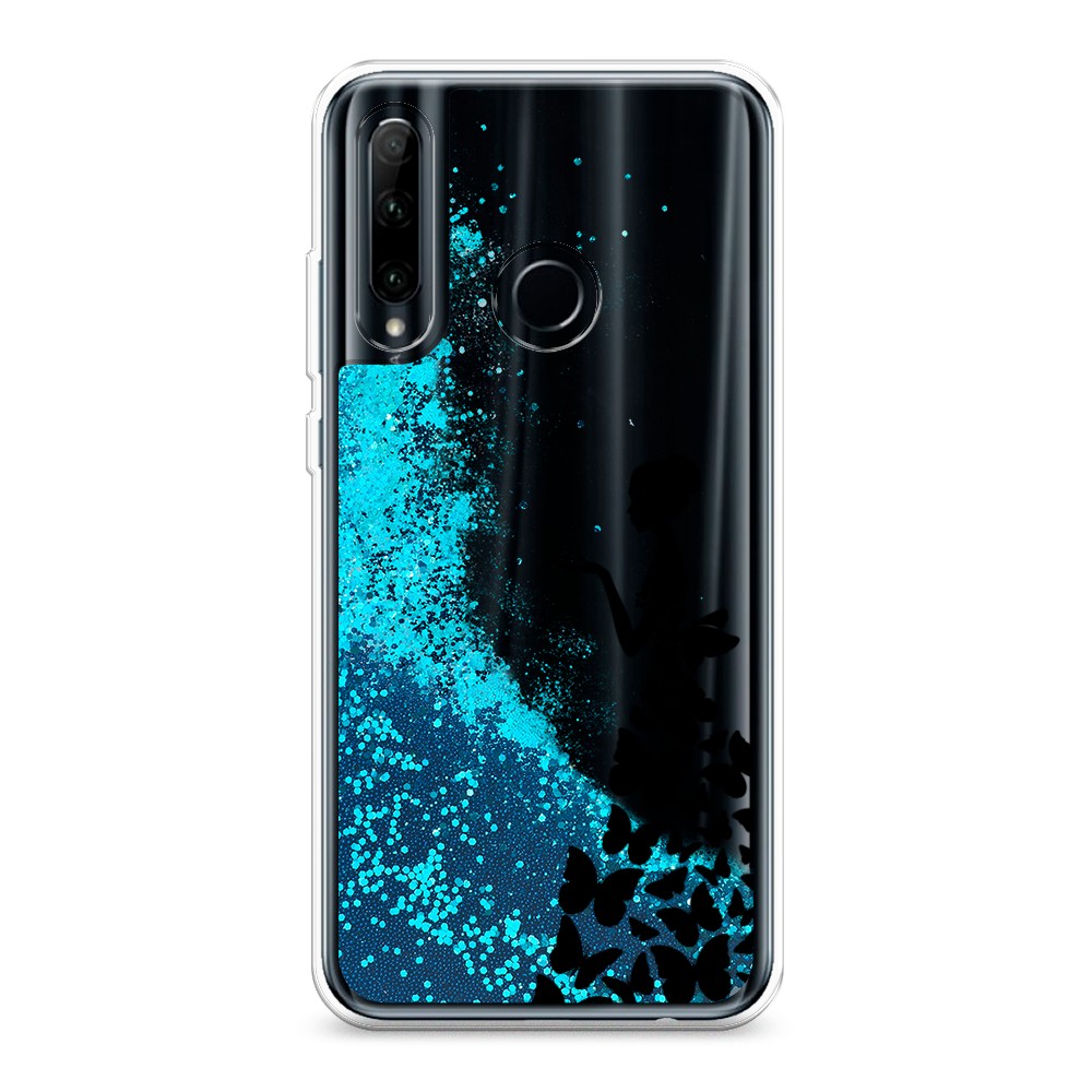 

Чехол Awog на Honor 10i/20 Lite 2019/20e/Huawei P Smart Plus 2019 "Дама в бабочках", Разноцветный, 68993-1