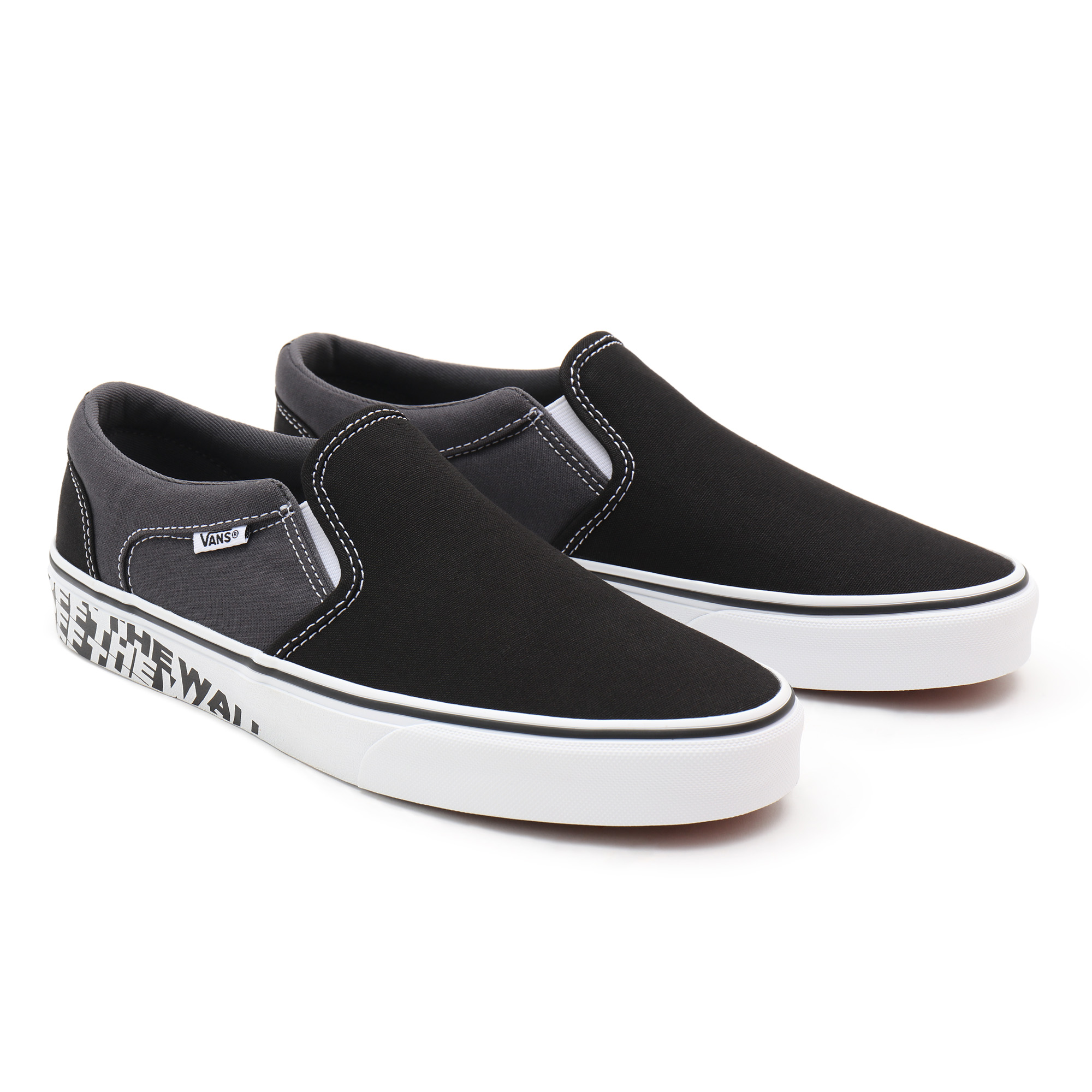 фото Кеды мужские vans mn asher (otw sidewall)/v00seq0px черный 10 us