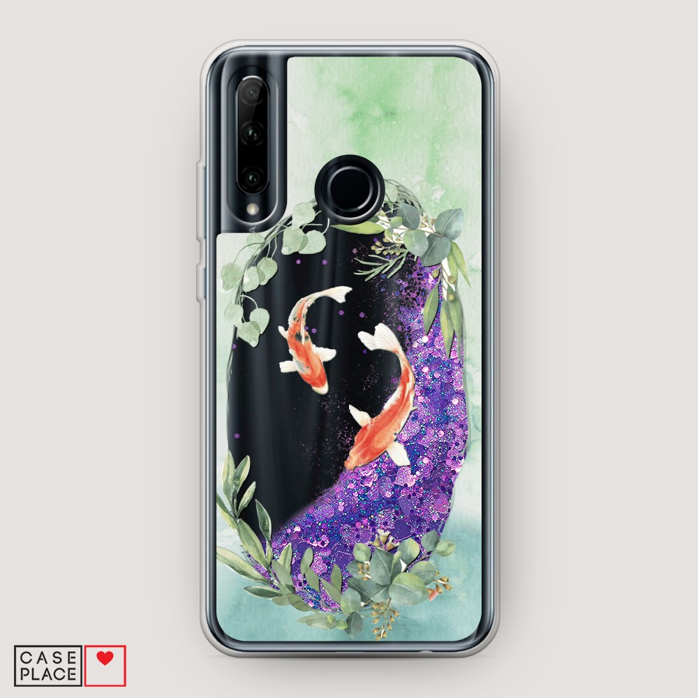 

Чехол Awog на Honor 10i/20 lite 2019/P Smart Plus 2019 "Две золотые рыбки", Разноцветный, 68992-1