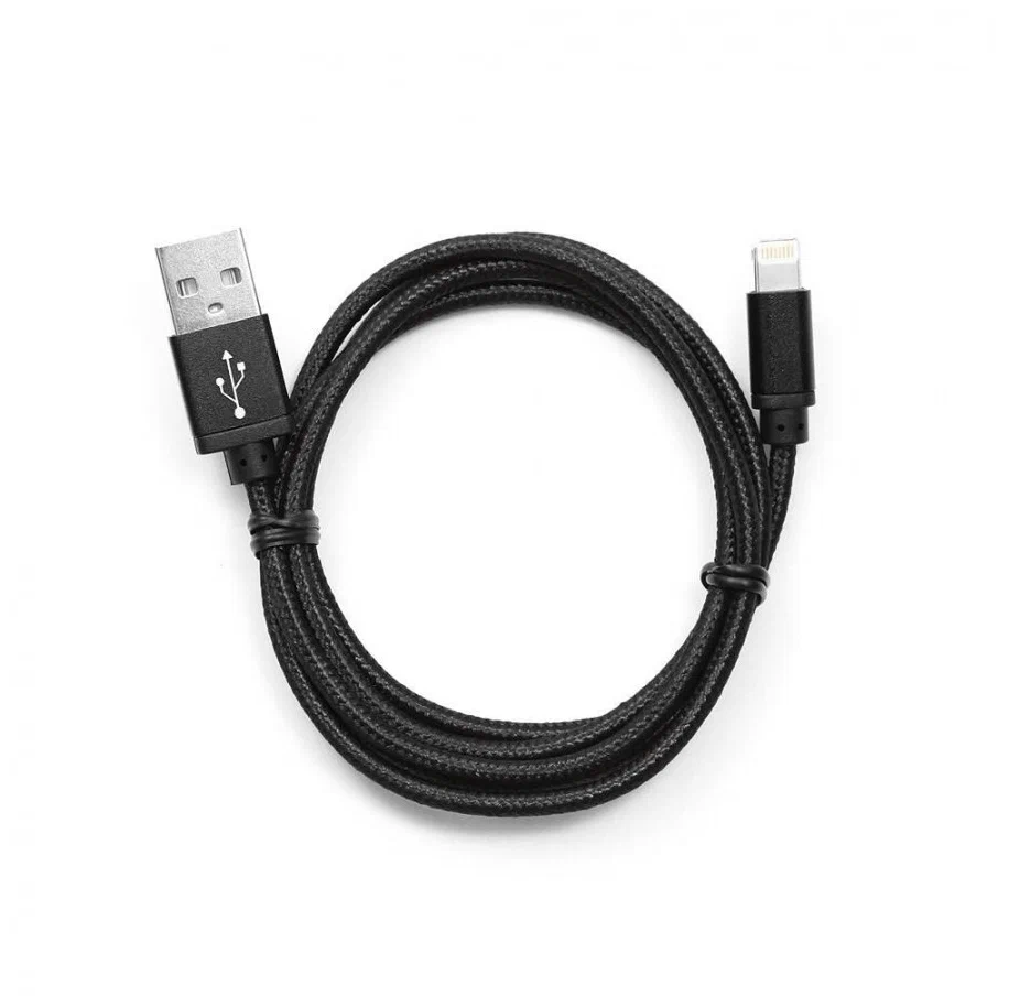 

Кабель Cablexpert CC-ApUSB2bk1m USB - Lightning зарядка, передача данных, 1 м, черный