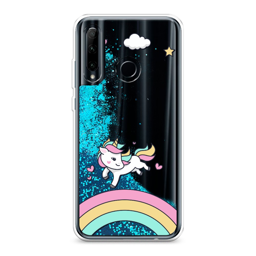 

Чехол Awog на Honor 10i/20 Lite 2019/20e/Huawei P Smart Plus 2019 "Единорог на радуге", Разноцветный, 68993-1