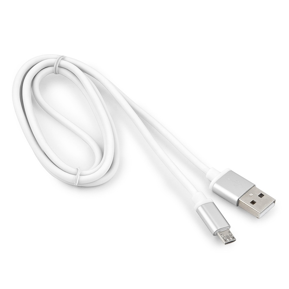 Кабель Cablexpert, USB - Micro USB 1A, 1 м, белый