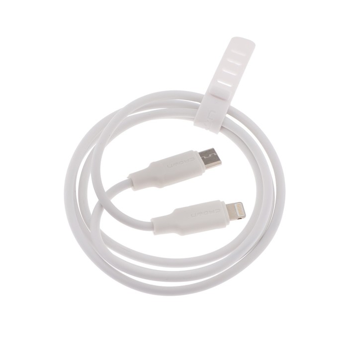 

Кабель Crown 3060CL Lightning - USB Type-C 2А, 1 м, белый