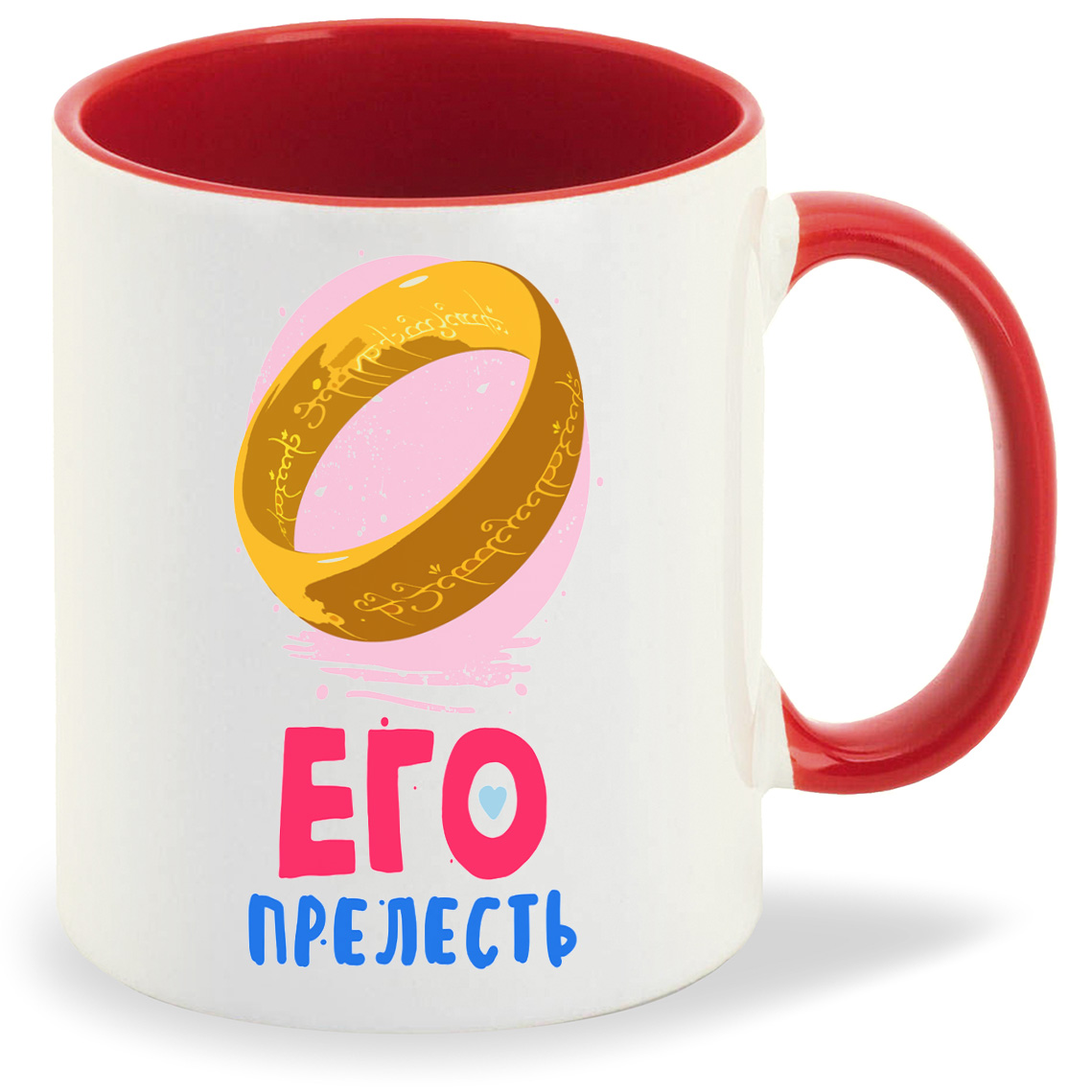 

Кружка CoolPodarok Прикол Его прелесть есть пара она, Прикол Его прелесть есть пара она