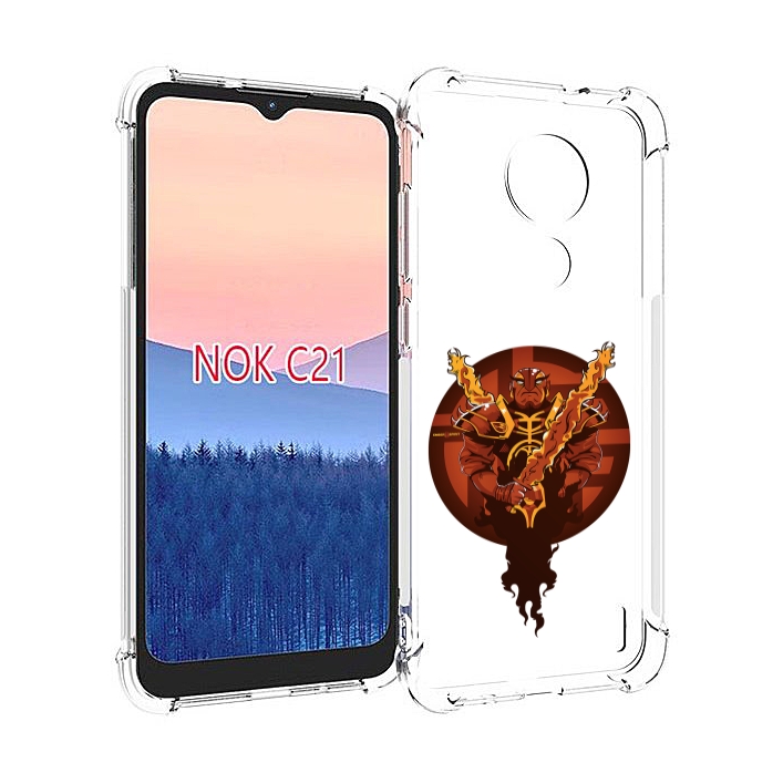 

Чехол MyPads ember spirit для Nokia C21, Прозрачный, Tocco