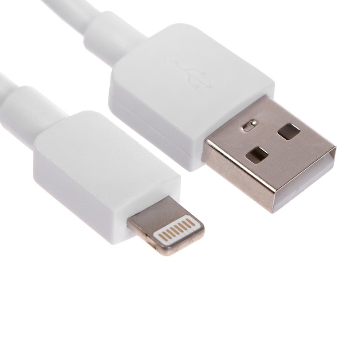 

Кабель Defender ACH02-01L USB - Lightning 1А, 1 м, белый