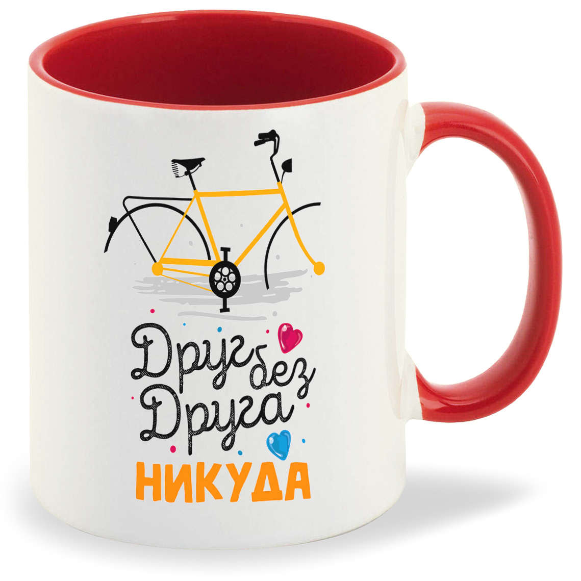 

Кружка CoolPodarok Прикол Друг без друга НИКУДА есть пара, Прикол Друг без друга НИКУДА есть пара