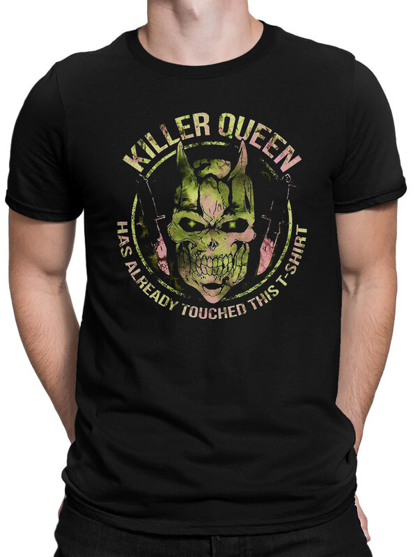 фото Футболка мужская design heroes killer queen - джоджо черная 2xl