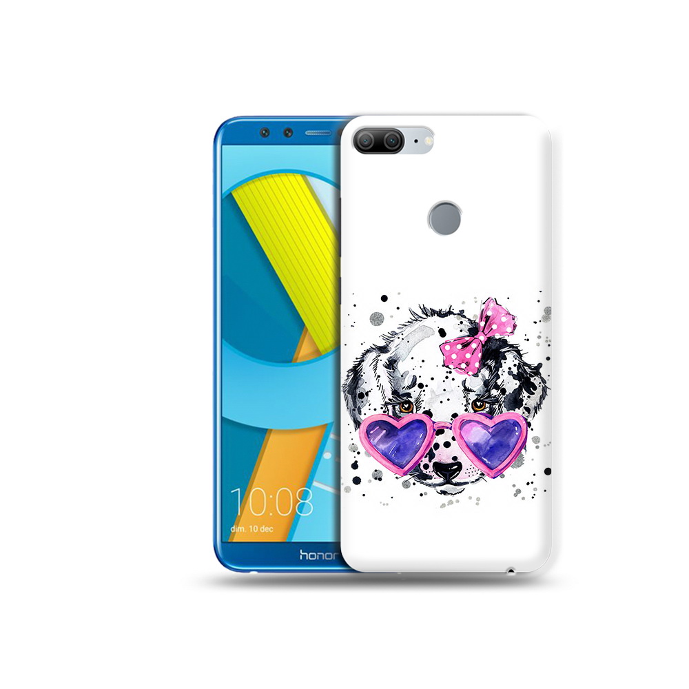 Чехол MyPads Tocco для Huawei Honor 9 Lite долматинец в очках (PT117118.56.337)