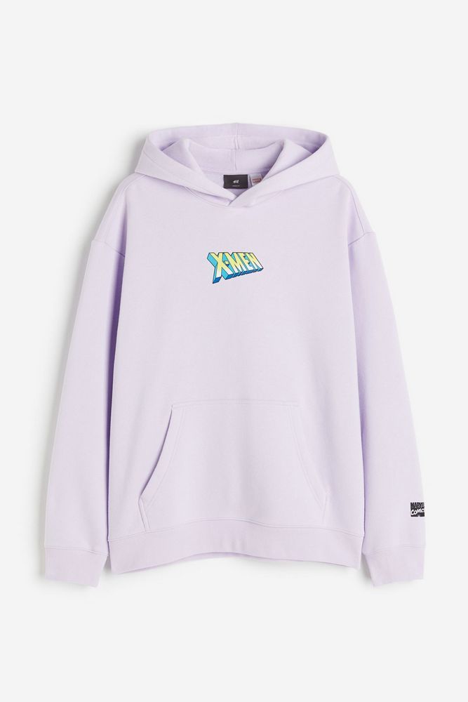 

Худи мужское H&M 1065654 фиолетовое XL, Фиолетовый, 1065654