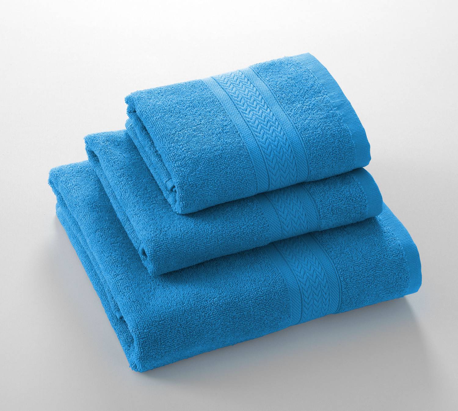 Махровое полотенце Comfort Life 70x140 см 400 г/м2 Утро, голубой