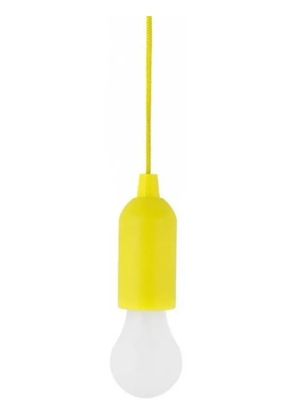 

Светодиодная подвесная лампочка на шнурке LED Hange Lampe желтая