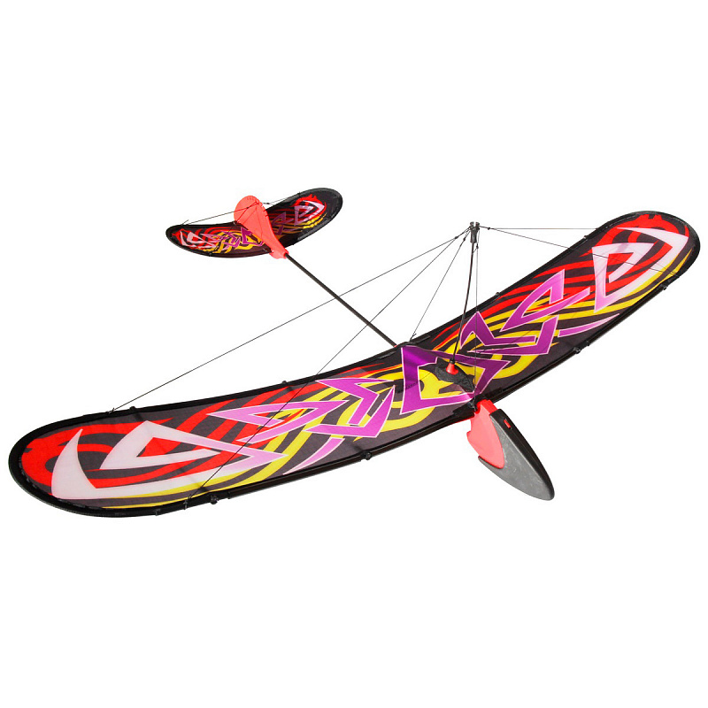 Планер, X-Treme Wings, Красный Узор, 90 см