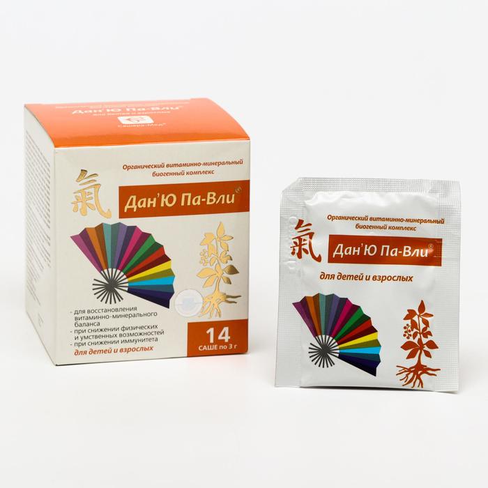 Витаминный комплекс Сашель Дан-Ю Па-вли, натуральный, 14 саше по 3 г