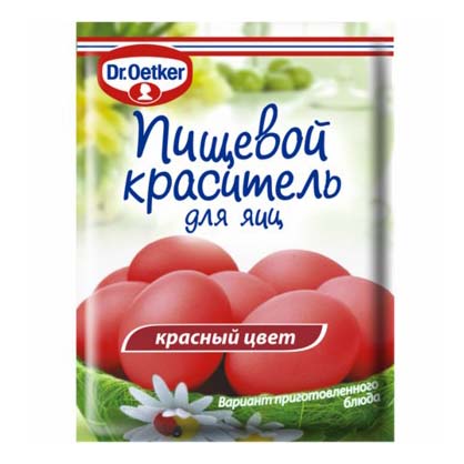 фото Краситель для яиц dr. oetker жидкий красный 5 г dr.oetker