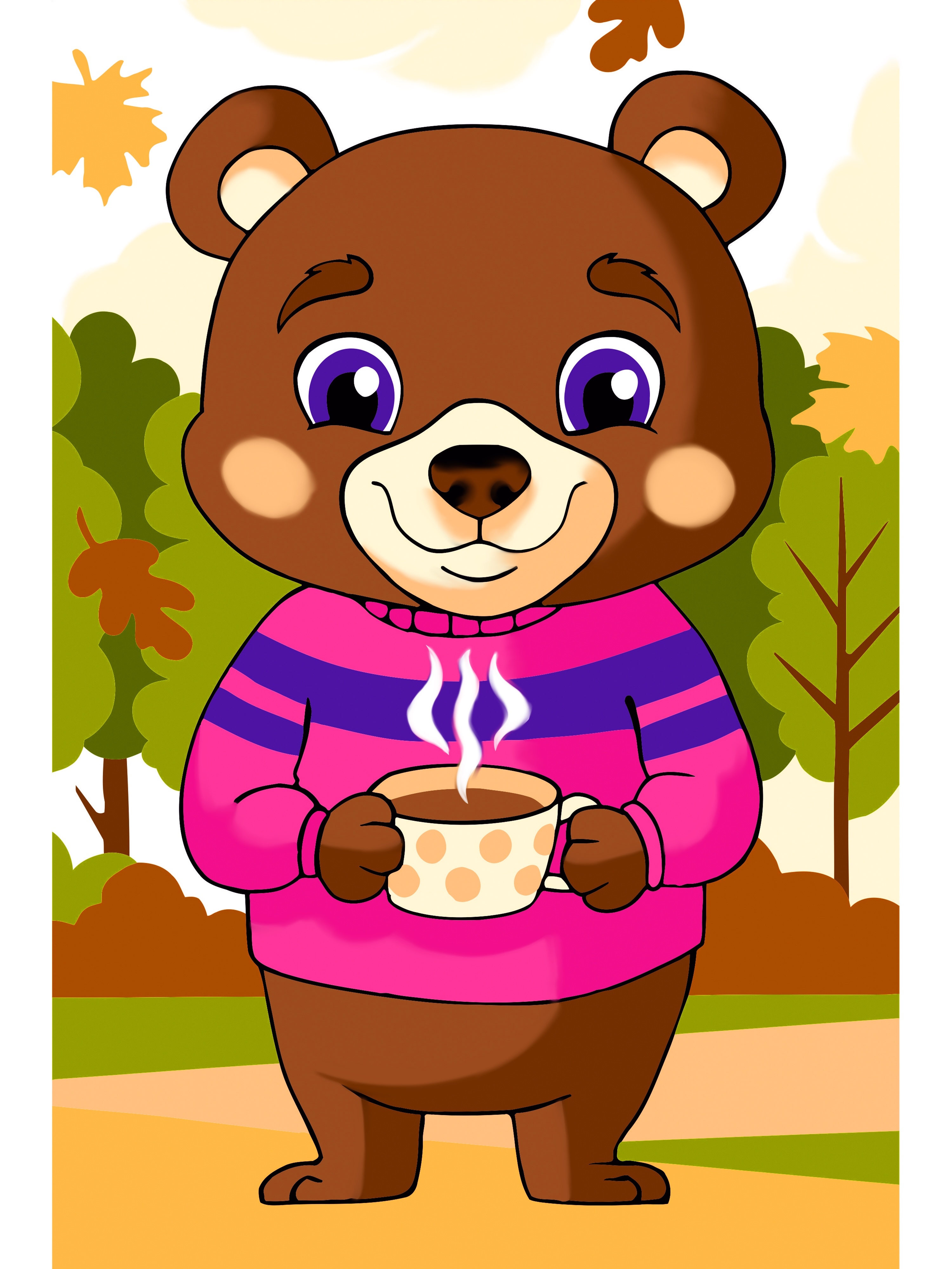 

Картина по номерам Русская живопись Любимое какао 30х20см, Любимое какао