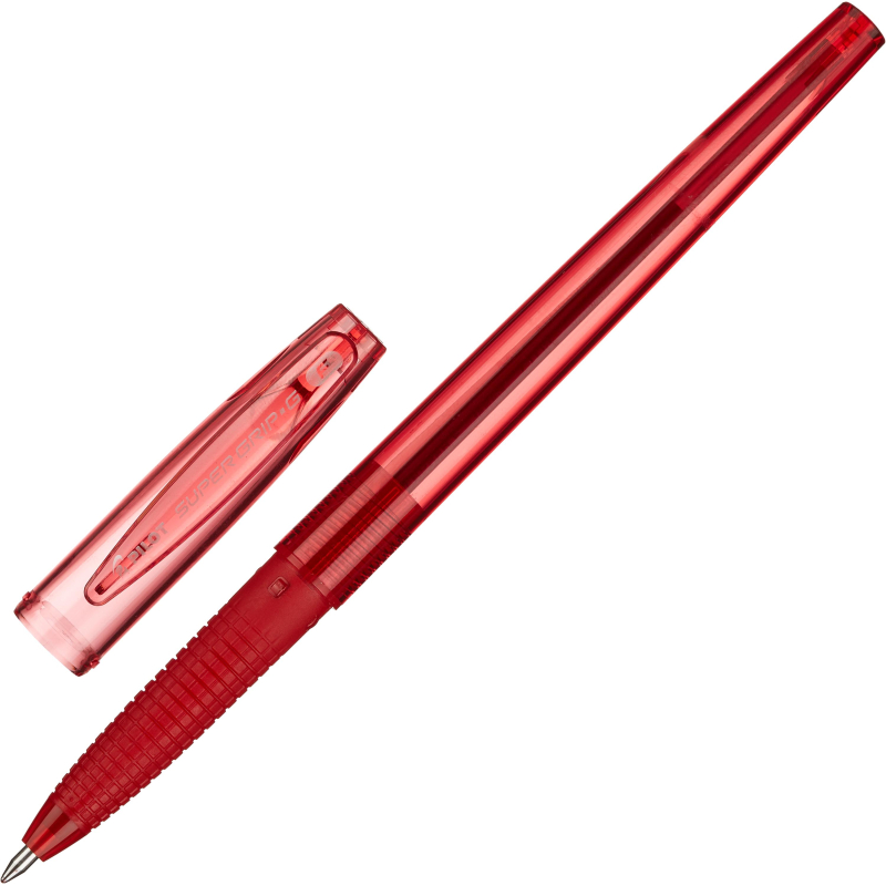 

Ручка шариковая PILOT Super Grip G BPS-GG-F-R резин.манжет. красная 0,22мм, (4шт.)