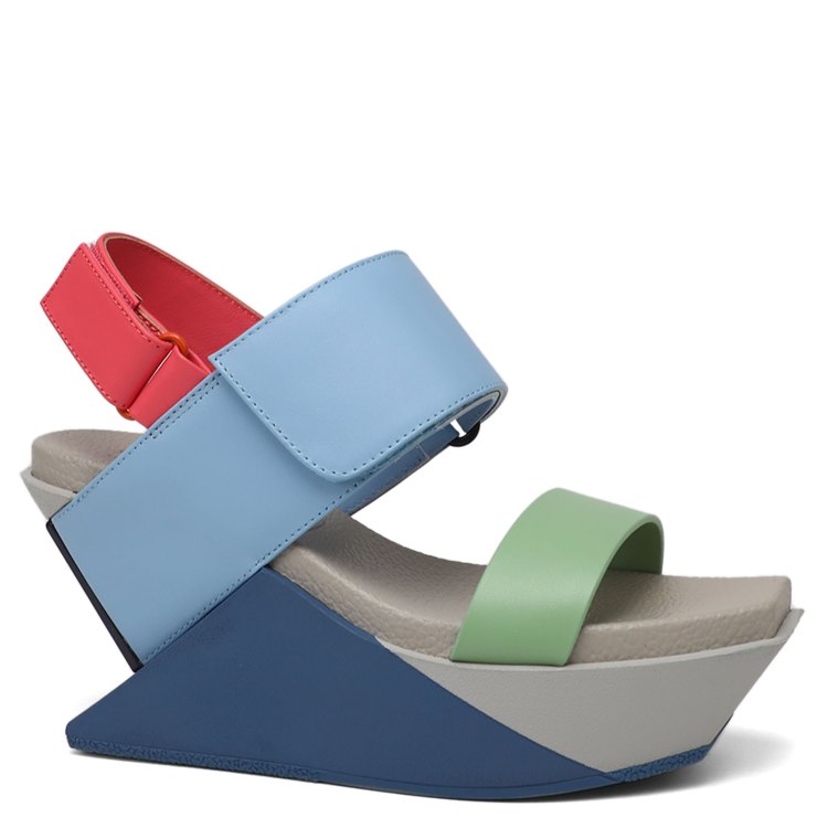 Босоножки женские United nude DELTA WEDGE SANDAL зеленые 36 EU 16720₽