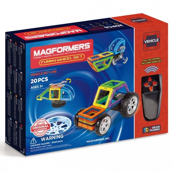 фото Магнитный конструктор magformers 707012 funny wheel set 20