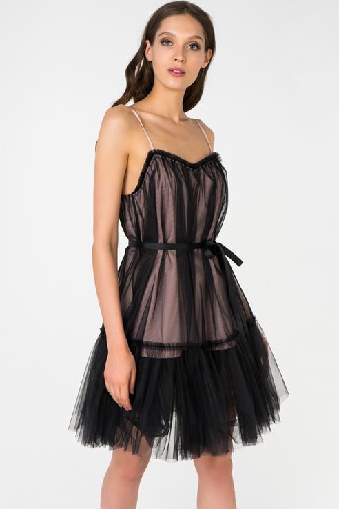 фото Платье женское t-skirt ss17-28-0370-fs черное 42