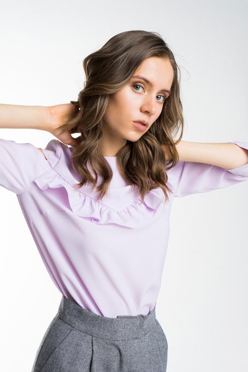 

Блуза женская T-Skirt SS18-05-0559-FS фиолетовая S, SS18-05-0559-FS