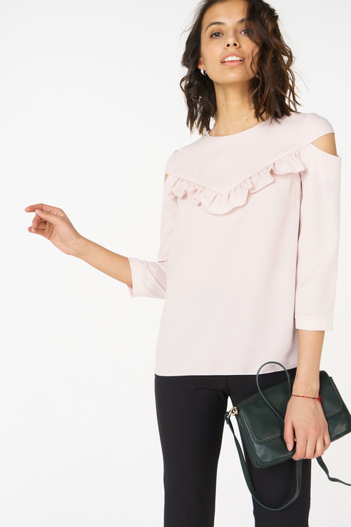 

Блуза женская T-Skirt SS18-05-0559-FS розовая S, SS18-05-0559-FS