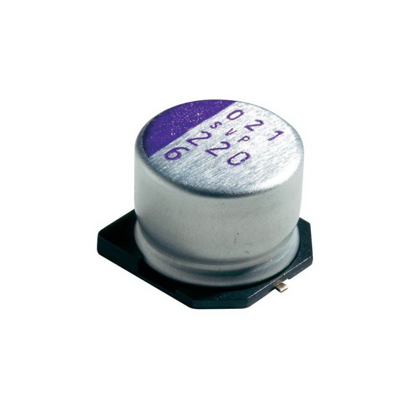 

10 штук, Конденсатор SMD 150мкФ 20В, 10x12.7мм (EVS151M20RF13) HITANO