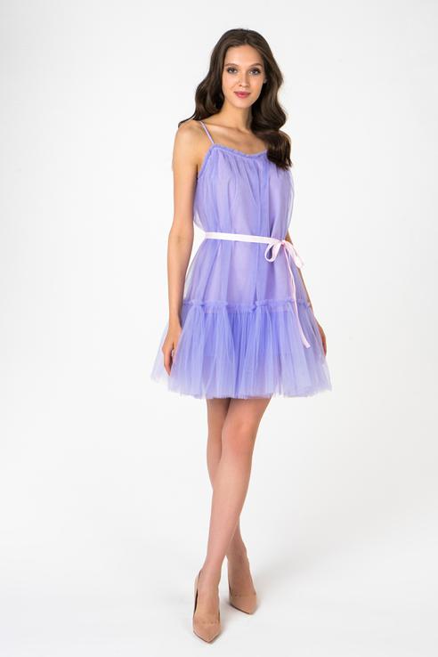 фото Платье женское t-skirt ss17-28-0370-fs фиолетовое 42