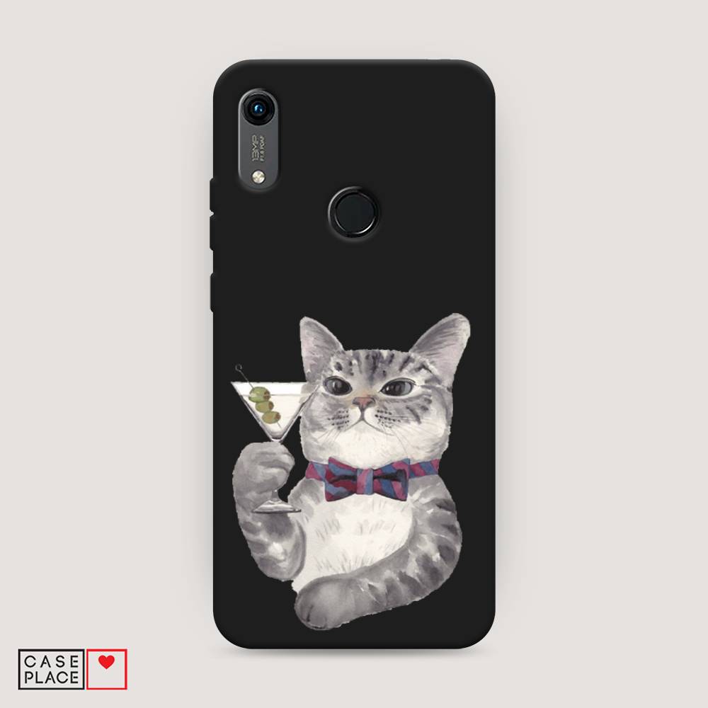 

Чехол Awog "Кот джентльмен" для Huawei Y6s