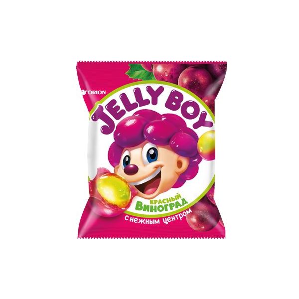 Мармелад жевательный Orion Jelly Boy со вкусом красного винограда, 66 г