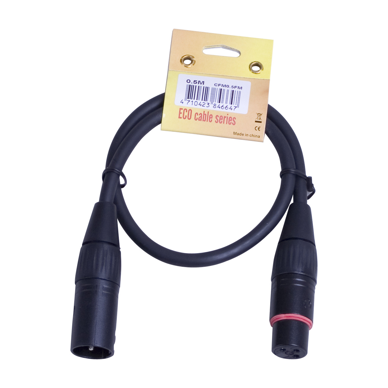 

Кабель аудио 1xXLR - 1xXLR SUPERLUX CFM0.5FM, CFM0.5FM