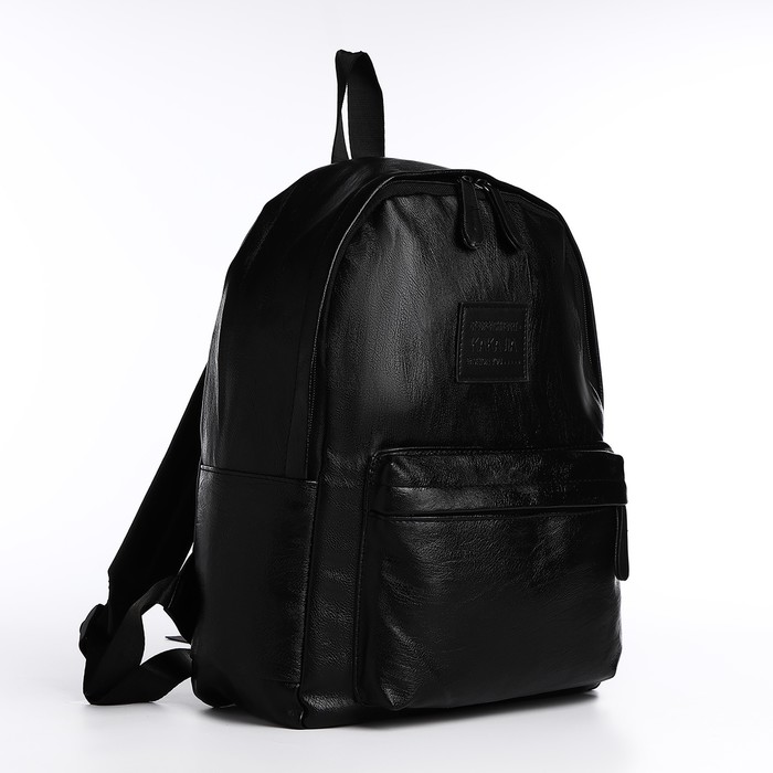 Рюкзак женский Луния черный, 35x15x27 см