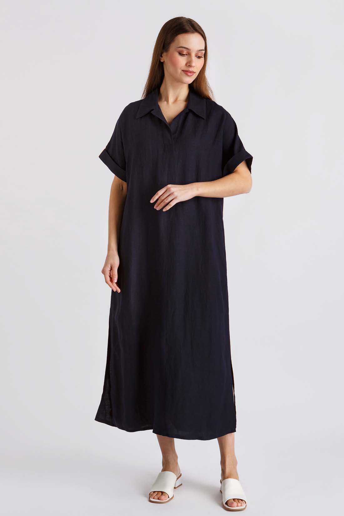 

Платье женское Baon B4522044 синее 2XL, B4522044
